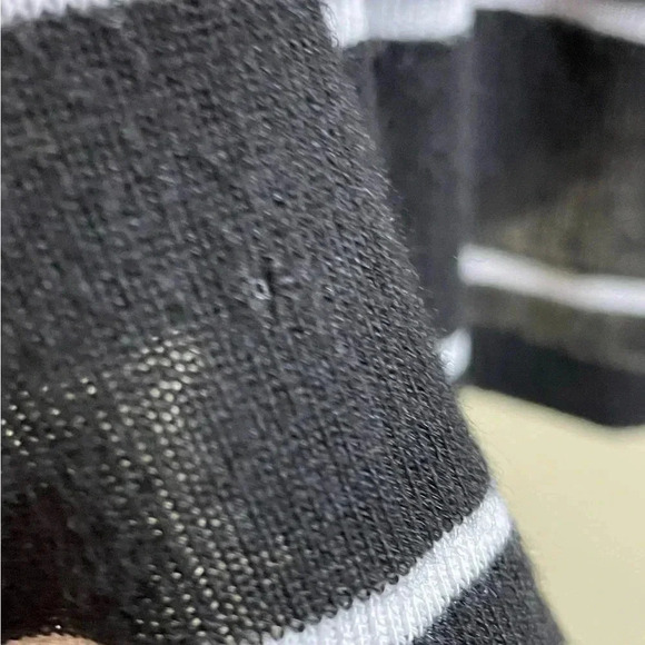 Nation LTD Womens M Striped Long Sleeve Top T-Shirt Modal Black White FLAW - Picture 8 of 10